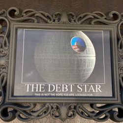 BARRACK OBAMA CUSTOM PAINTED FRAME 8x10 PRINT 