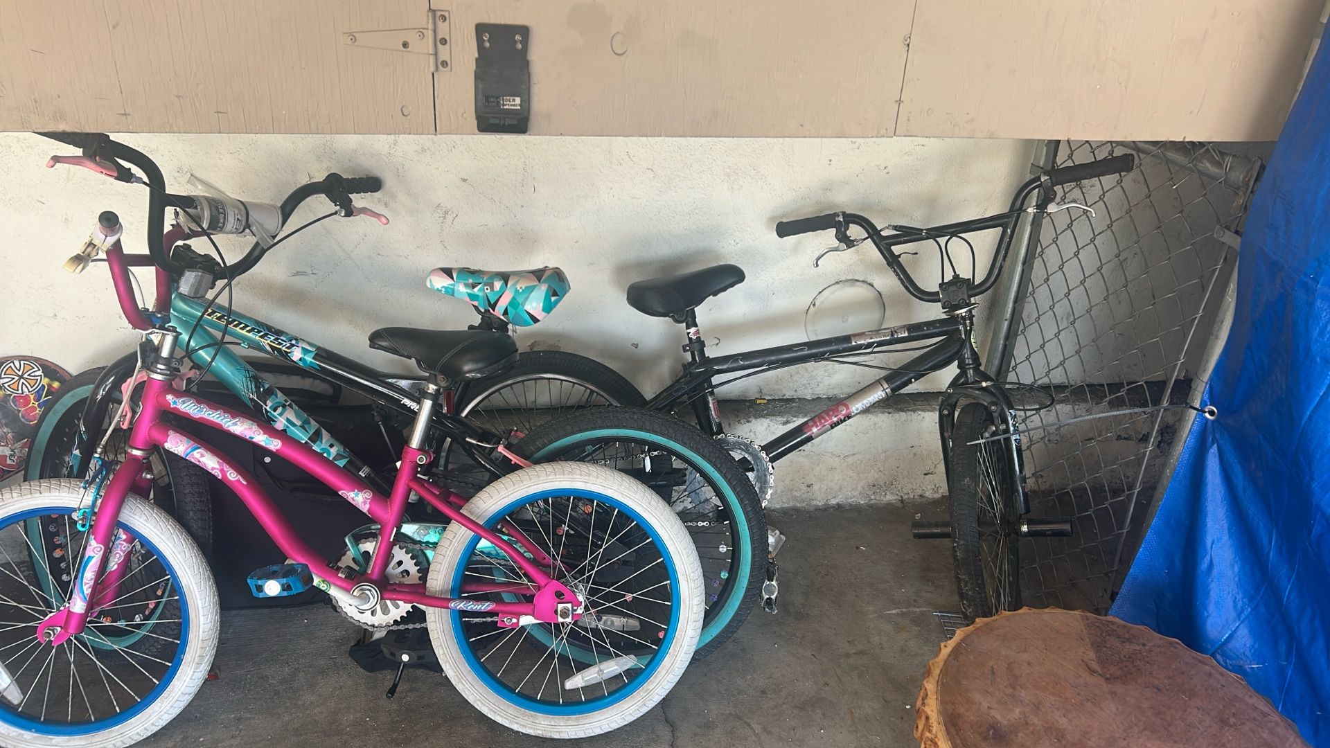 Three bikes