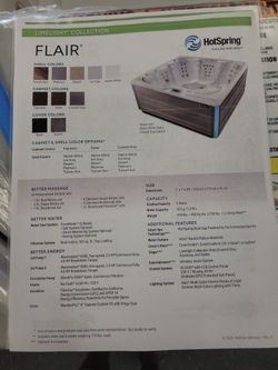 NEW HotSpring Limelight Flair Luxury Spa