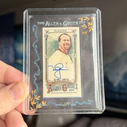 2025 Allen & Ginter Mark McGwire Mini Auto /25