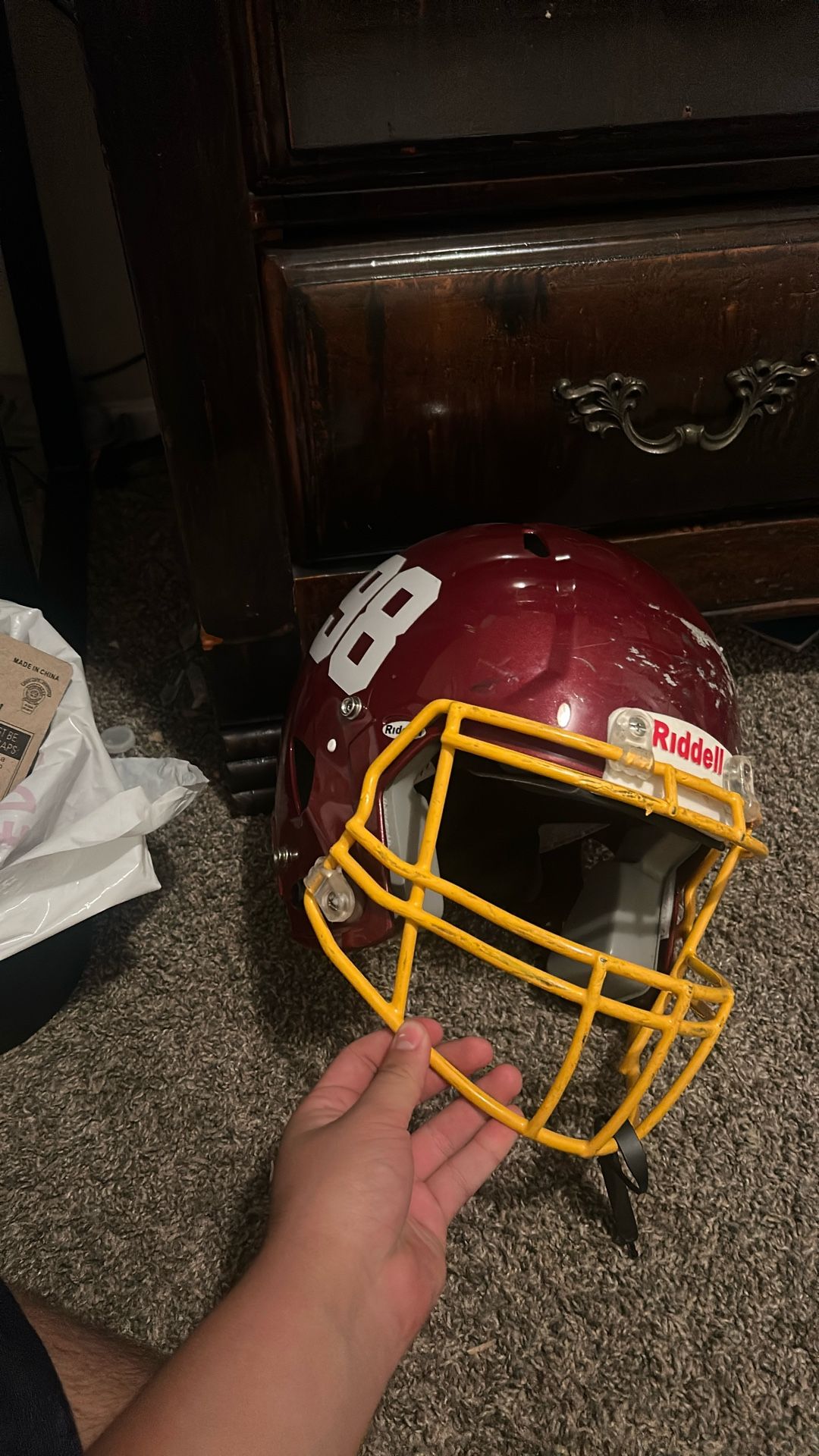 Youth Large Football Helmet 