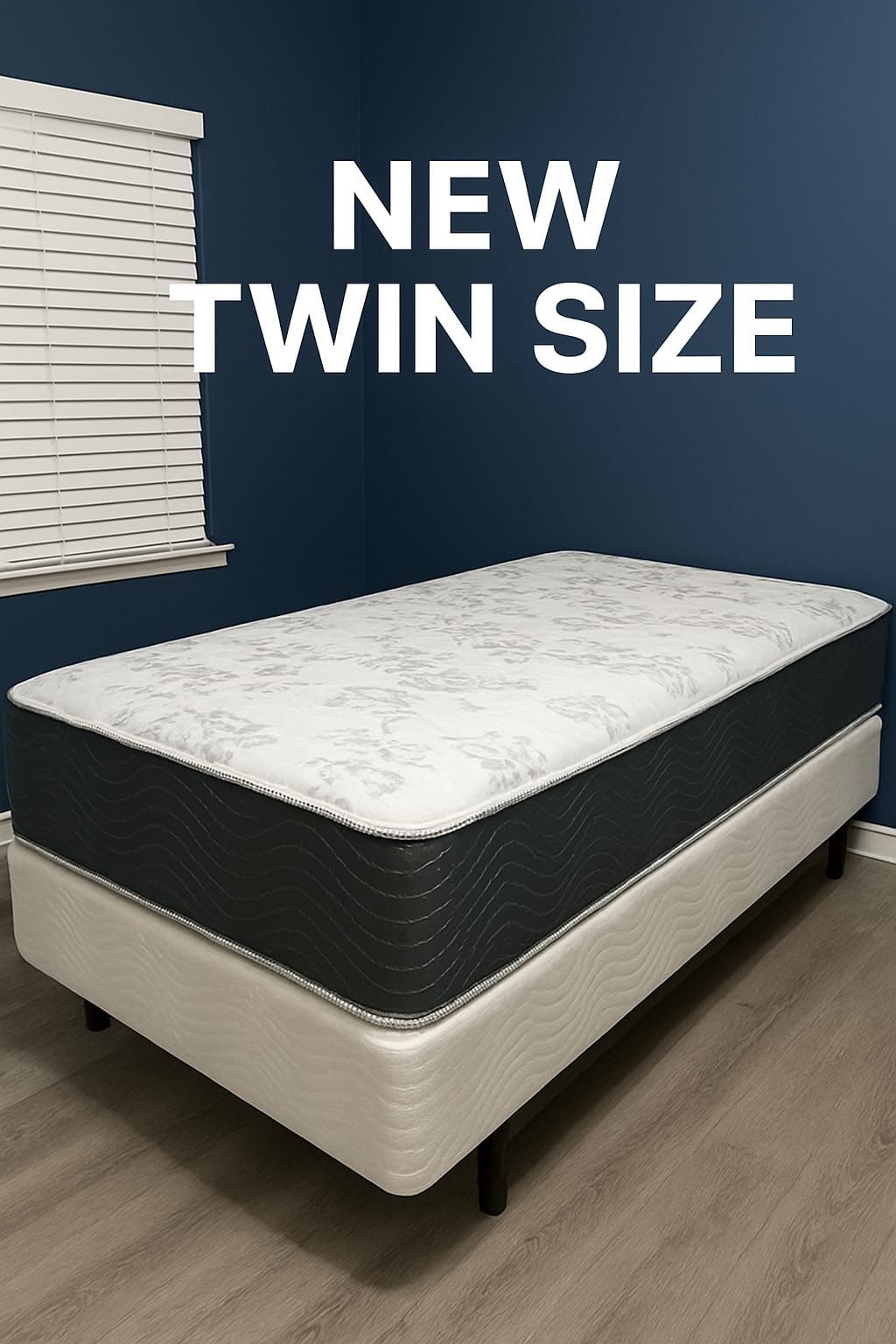 New Twin Mattress And Box Spring 2 Pc Bed Frame Is Not Included