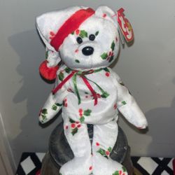 1998 Holiday Teddy Plush - TY Beanie Babies Christmas