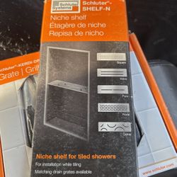 Schluter Shelf And Niche Shelf For Shower