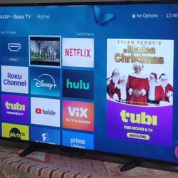 🟩SMART  TV   SHARP  AQUOS   50"  4K  LED  HDR   DOLBY   VISION   FULL  UHD  2160p  🟥🟥( NEGOTIABLE ) 🟥🟥 FREE  DELIVERY🟩