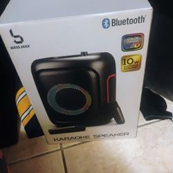 Karaoke Machine Speaker Bass Checks Bluetooth Color Changing LED Turn What Super Sound To The Microphones Wireless