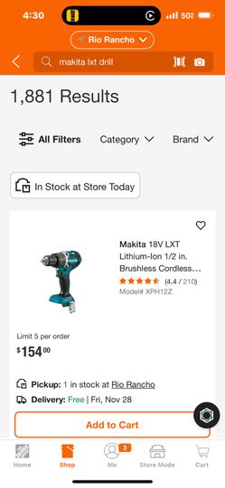 Makita Lxt Drill 