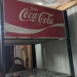 Coke Cola Metal Display Shelves 