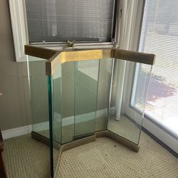 Large Glass Dining Table 