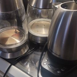 3 Electric Glass Kettles-[10 each