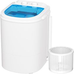 6.6lbs Portable Washer Dryer Combo Single Tub Small Laundry Washer with Spin Basket