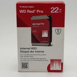WD Red Pro 22TB internal HDD NAS Brand New