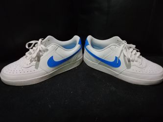 Nike blue/white low top sneakers size 11