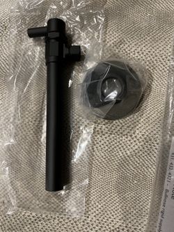 Brasstech Supply Tube Bullnose 3/8 Flat Black