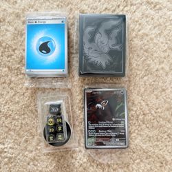 Pokémon TCG Zarude 088 Pokemon Center Exclusive Pitch Black Promo Card with Accessories - No Packs