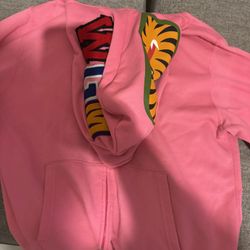 Pink Rare Neon Bape Jacket & 1st Generation Green Bape 