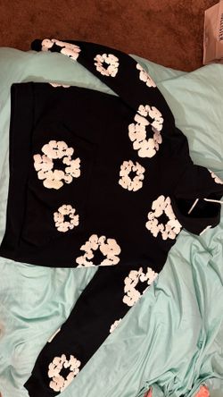 Black denim tears hoodie size M