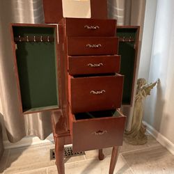 Jewelry Box Stand.  40” Tall.