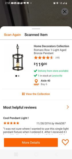 New Pendant Light