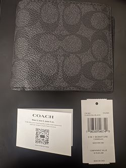 Coach Wallet 3 in 1 Signature