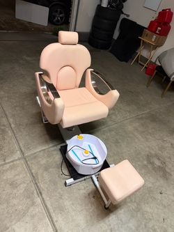 Spa Pedicure Chair + Massage Bowl