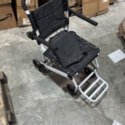 Wheelchairs for Adults, Utral-Lightweight Foldable Transport Chair with Seat and Backrest,