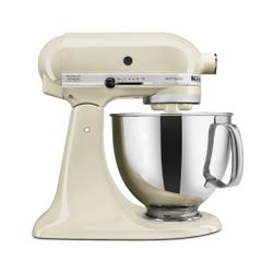 KITCHENAID Artisan 5-Quart Tilt-Head Stand Mixer (Model: KSM150PSAC - Color: Almond Cream)