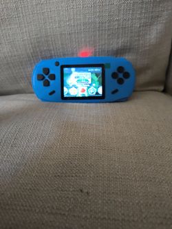 Blue Handheld Portable Game Console