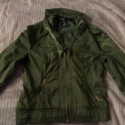 Girl’s White House Black Market Olive Green Military Jacket Size 10