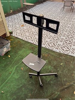 Tv stand on wheels