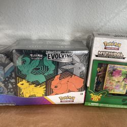 Evolving Skies Costco Bundle & Shaymin Mythical Collection Box