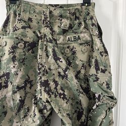 US Military Navy Working uniform type III Trouser Camo Cargo