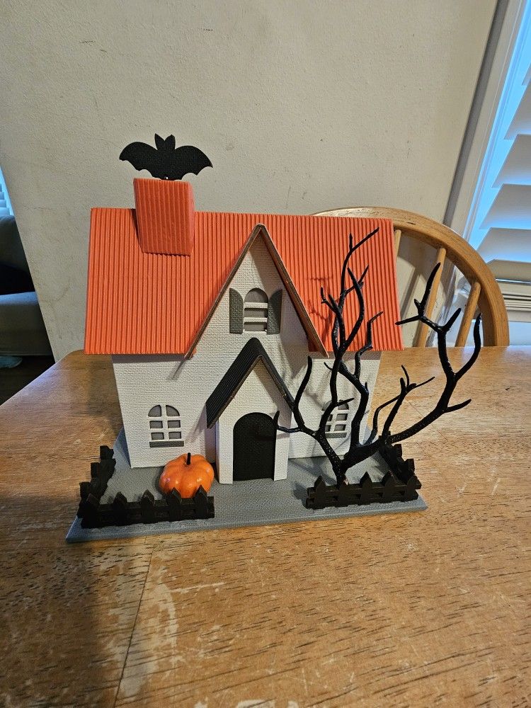 Halloween Target Paperboard House White