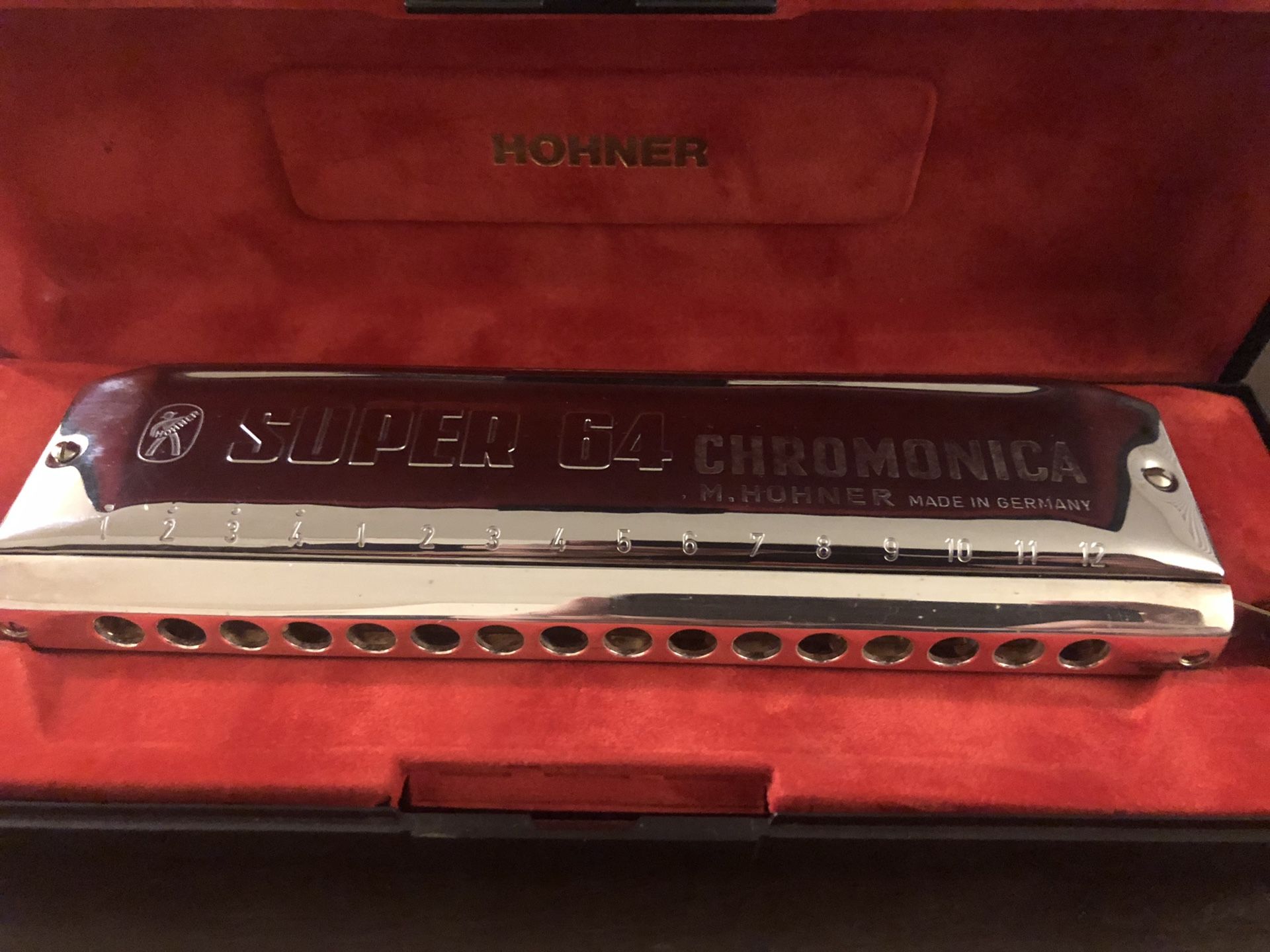 Hohner Super 64 chromonica harmonics