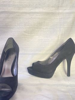 Candie’s Black Heels
