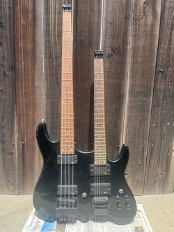 Double Neck Guitar & Bass Electric EMG