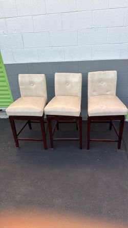 Upholstered Swivel Wood Stool with Back