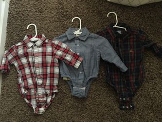Button up/ dressy baby shirts