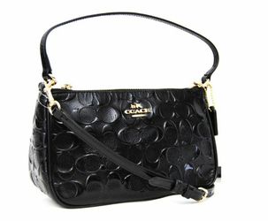 COACH Authentic BXD Signature Top Handle Leather Crossbody Bag Handbag