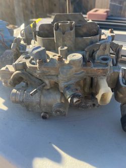 Four barrel carburetor quad jet and distributor