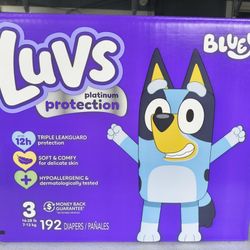 Luvs platinum protection size 3 diapers