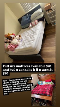 Bed and 2 dresser cabinets