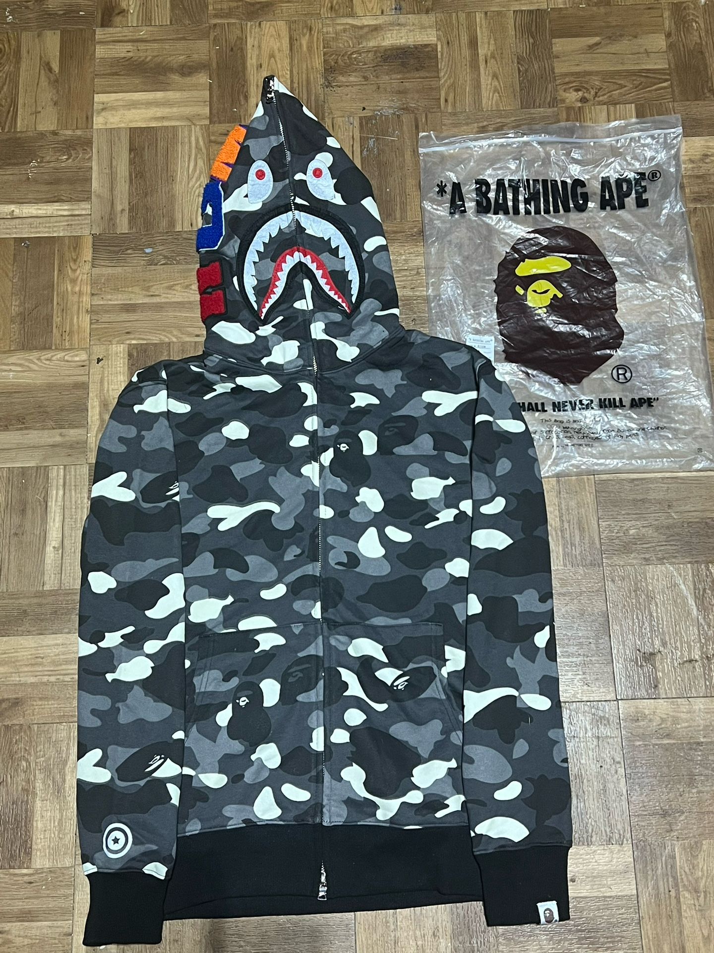 Black bape hoodie