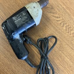 Vintage Black & Decker 3/8 Inch Corded Electric Drill – Model 7153 Type 1