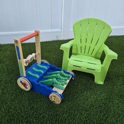 Baby Push Toy And Chair