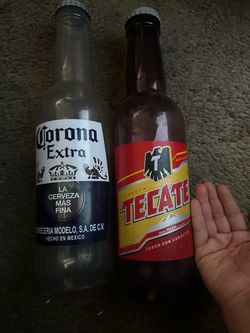 Souvenir beer bottles