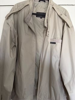 Vintage Members Only Beige Racer Jacket 3X