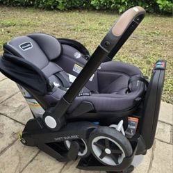 Evenflo Shyft DualRide - Infant Car Seat and Stroller Combo (Boone Gray)