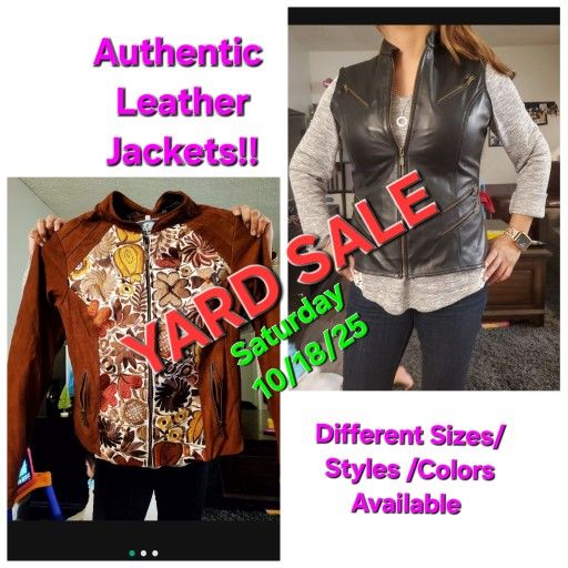 Authentic LEATHER JACKETS