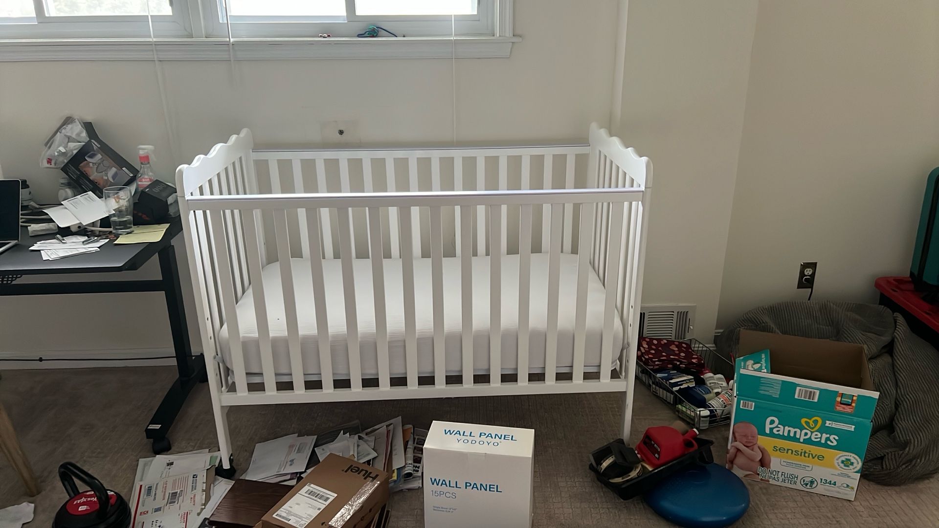 Baby Crib With Never Used Mattress